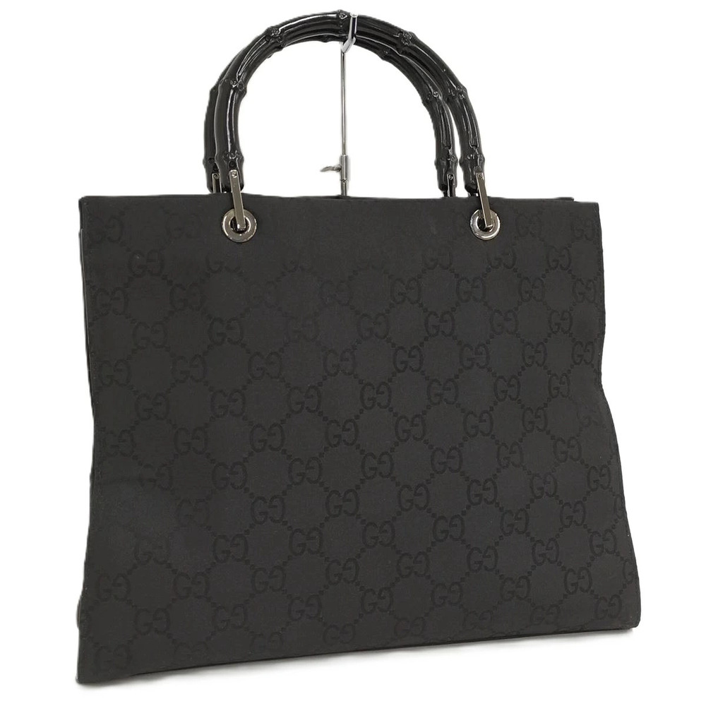 Gucci Bamboo Tote Bag Black
